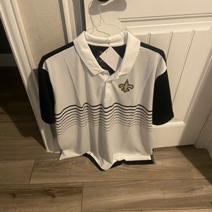 New Orleans Saints adult XXL Nike dri fit polo NFL